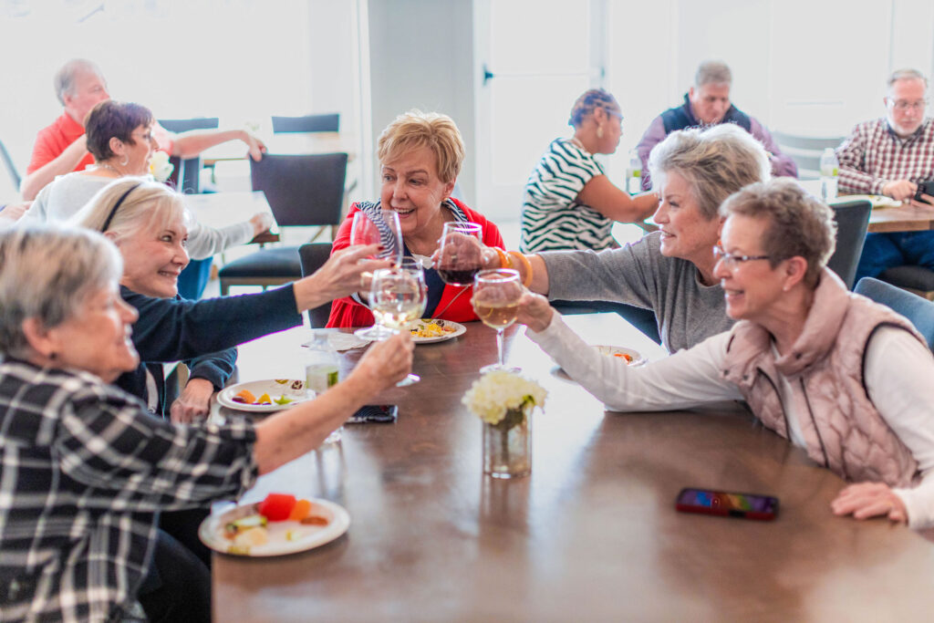 homeowners gathering in Aventura community kitchen